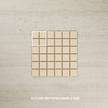 Ivory Cream Matte 48 x 48 Mosaic