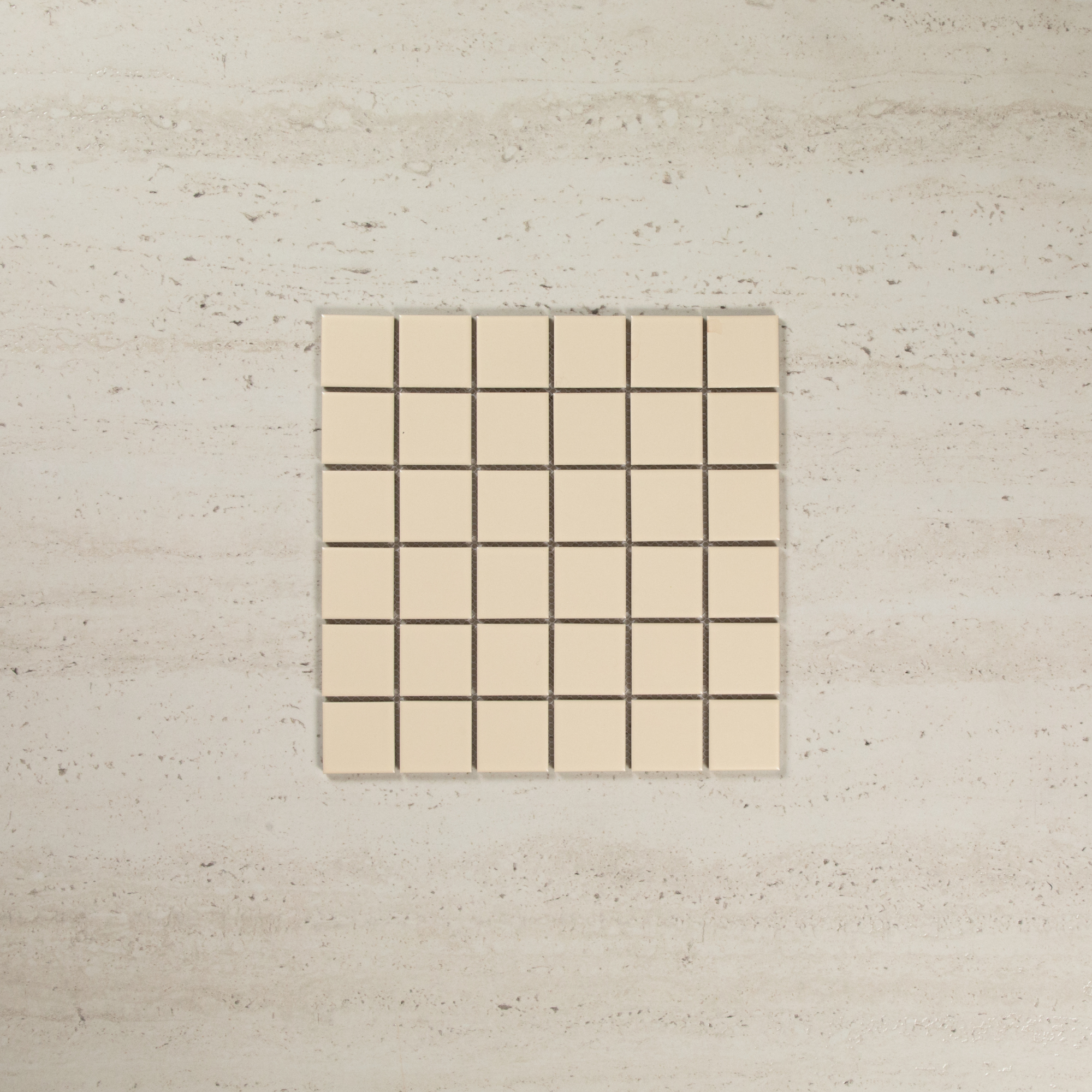 Ivory Cream Matte 48 x 48 Mosaic