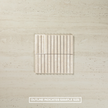 Limestone Ivory Flute Mosaic