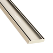 Lauxes Aluminium Brushed Nickel Slimline Tile Insert 100mm x 21mm