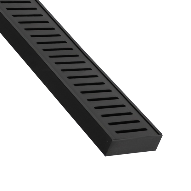 Lauxes Aluminium Celleni Midnight Floor Grate 70mm x 23mm