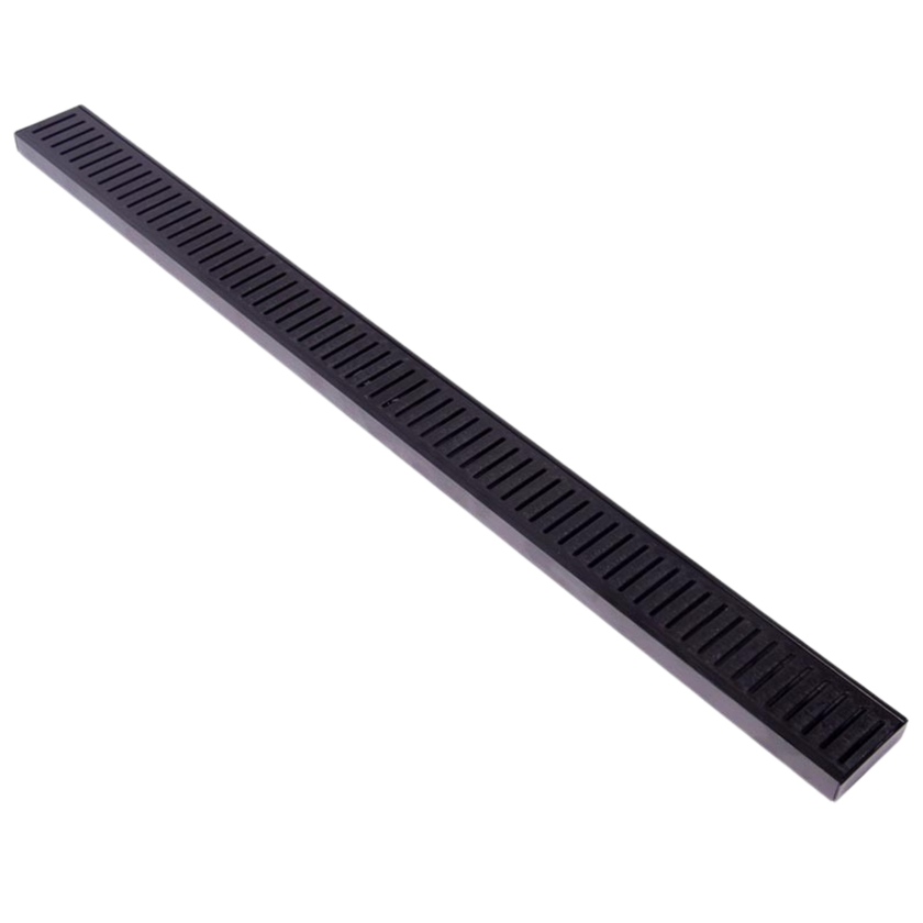 Lauxes Aluminium Celleni Midnight Floor Grate 70mm x 23mm