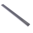 Lauxes Aluminium Celleni Silver Floor Grate 70mm x 23mm