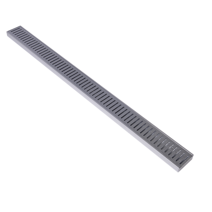 Lauxes Aluminium Celleni Silver Floor Grate 70mm x 23mm