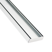Lauxes Aluminium Celleni Silver Slimline Tile Insert 100mm x 26mm
