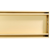 Lauxes Aluminium Matte Gold Slimline Tile Insert  100mm x 21mm