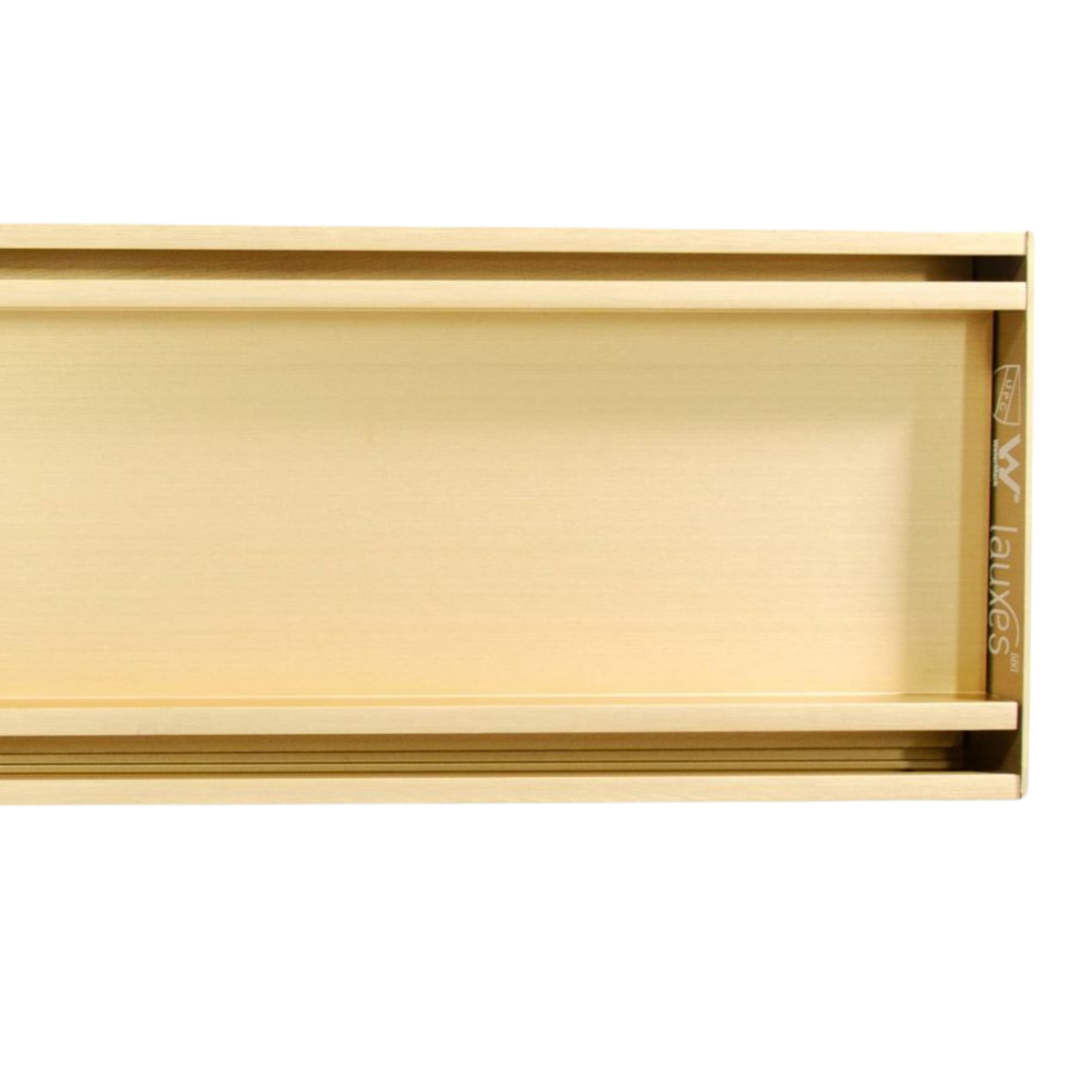 Lauxes Aluminium Matte Gold Slimline Tile Insert  100mm x 21mm