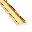 Lauxes Aluminium Matte Gold Slimline Tile Insert  100mm x 21mm