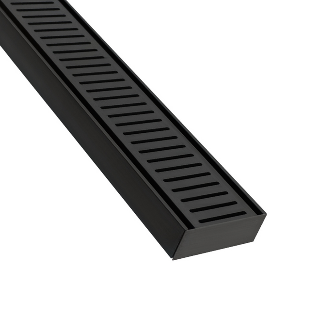Lauxes Aluminium Midnight Next Gen Floor Grate 100mm x 35mm