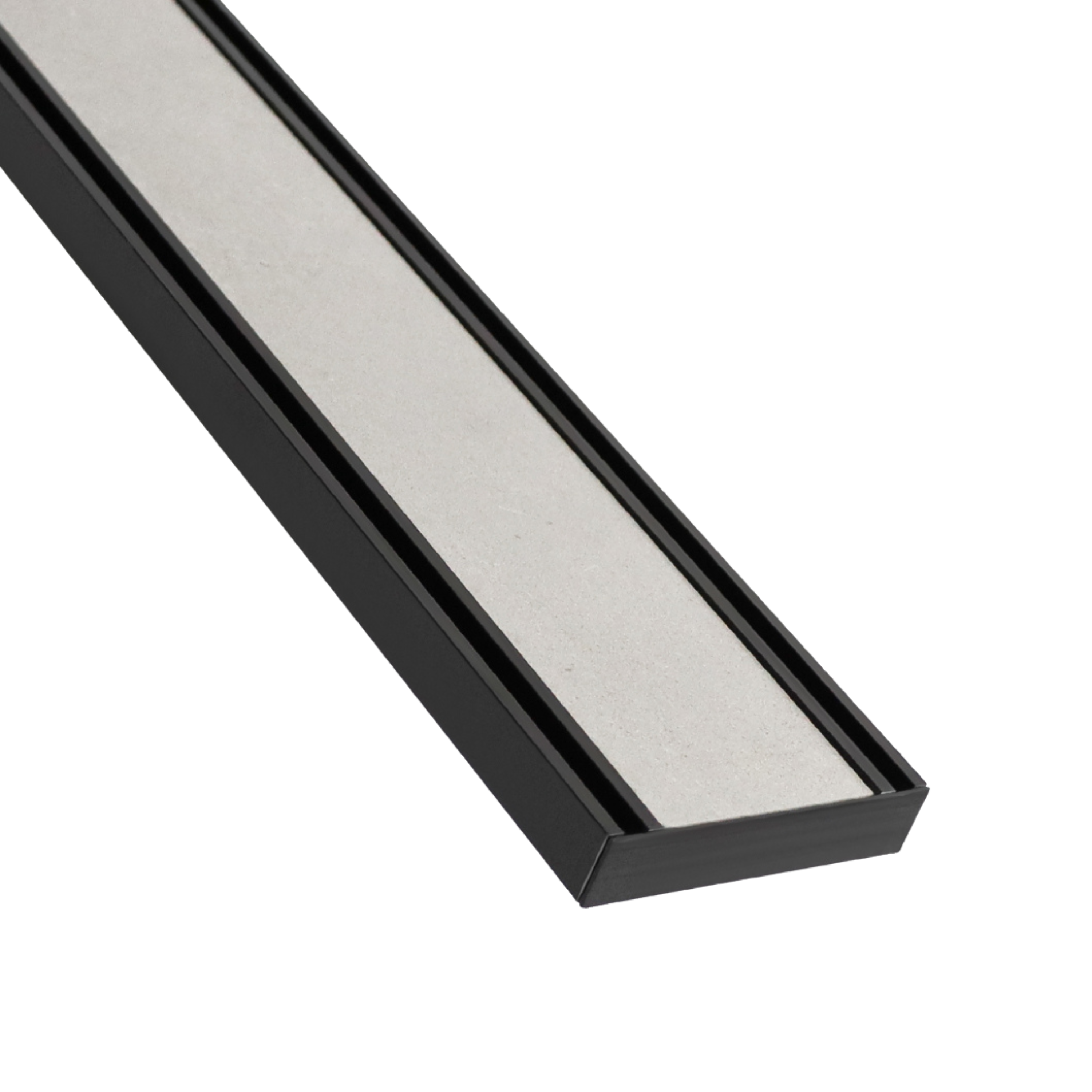 Lauxes Aluminium Midnight Slimline Tile Insert  100mm x 21mm