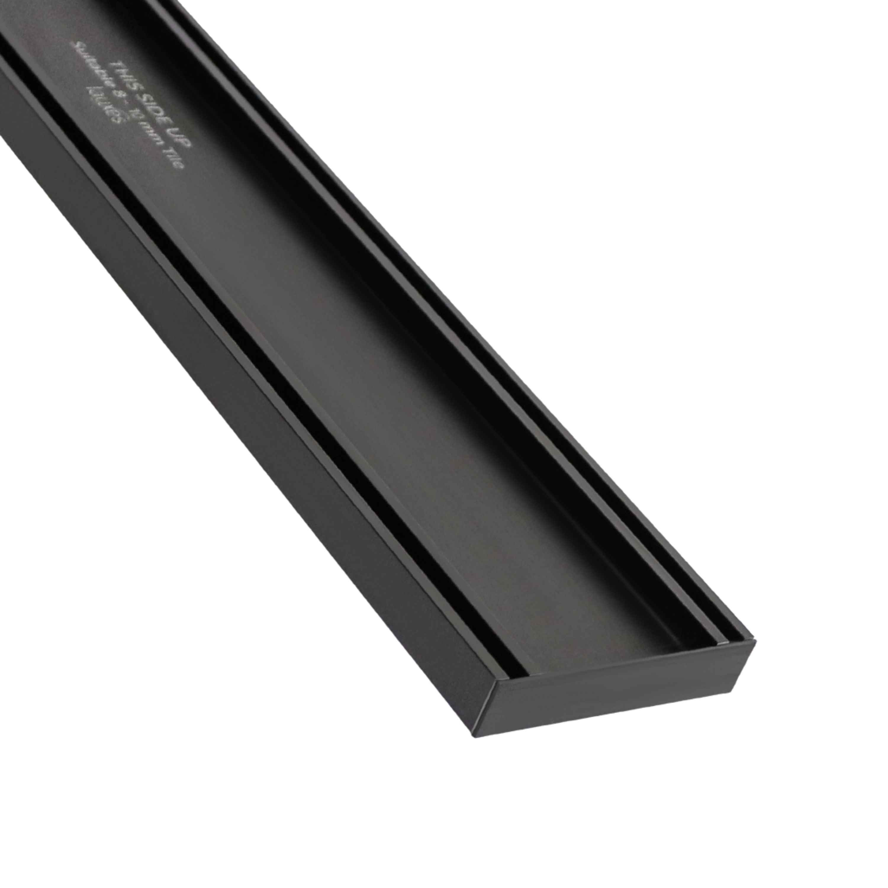 Lauxes Aluminium Midnight Slimline Tile Insert  100mm x 21mm