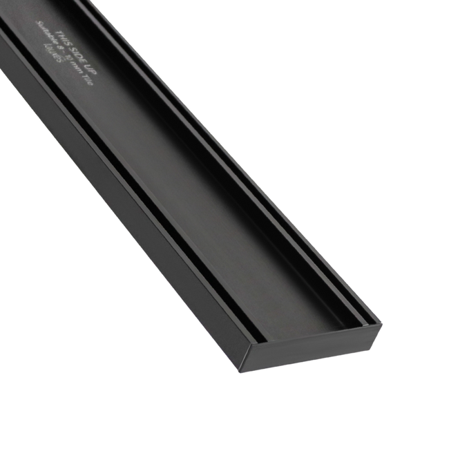 Lauxes Aluminium Midnight Slimline Tile Insert  100mm x 21mm