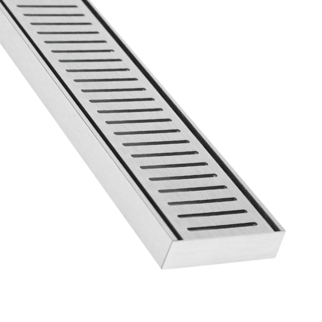 Lauxes Aluminium Silver Next Gen Floor Grate 100mm x 26mm
