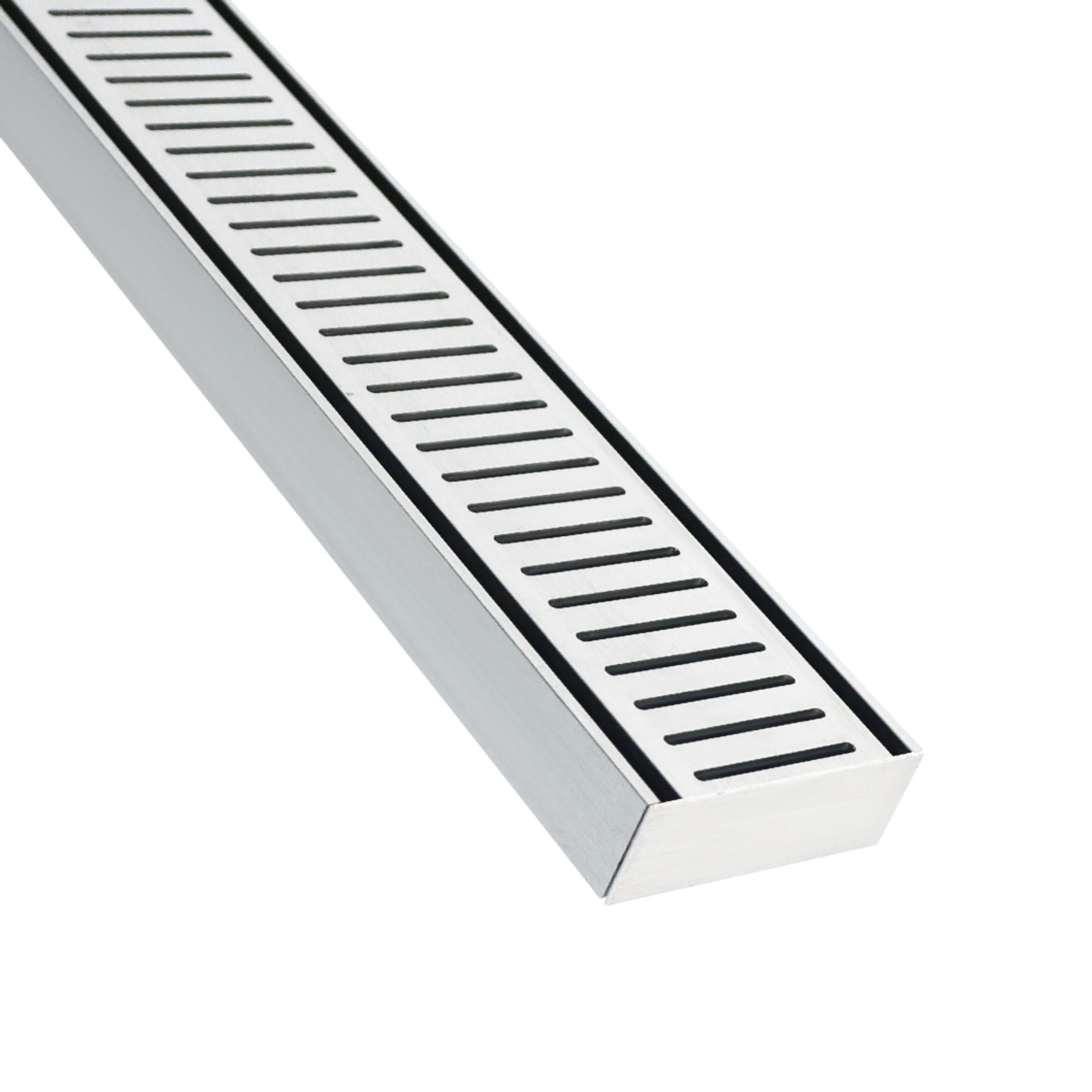 Lauxes Aluminium Silver Next Gen Floor Grate 100mm x 35mm