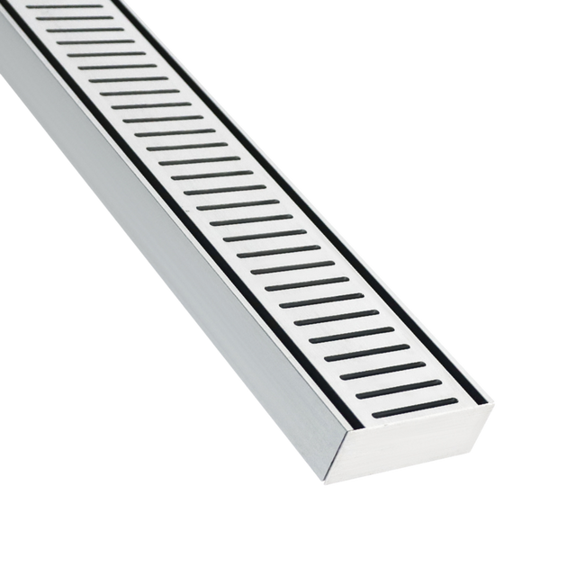Lauxes Aluminium Silver Next Gen Floor Grate 100mm x 35mm
