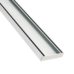 Lauxes Aluminium Silver Slimline Tile Insert  100mm x 21mm