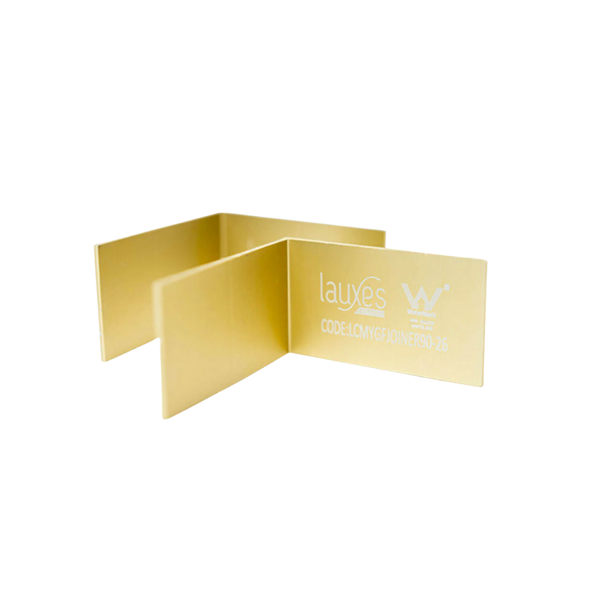 Lauxes Gold Joiner 90 Degree - 26mm