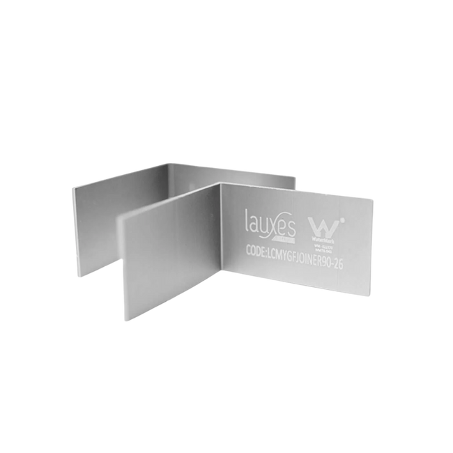 Lauxes Silk Silver Joiner 90 Degree - 35mm
