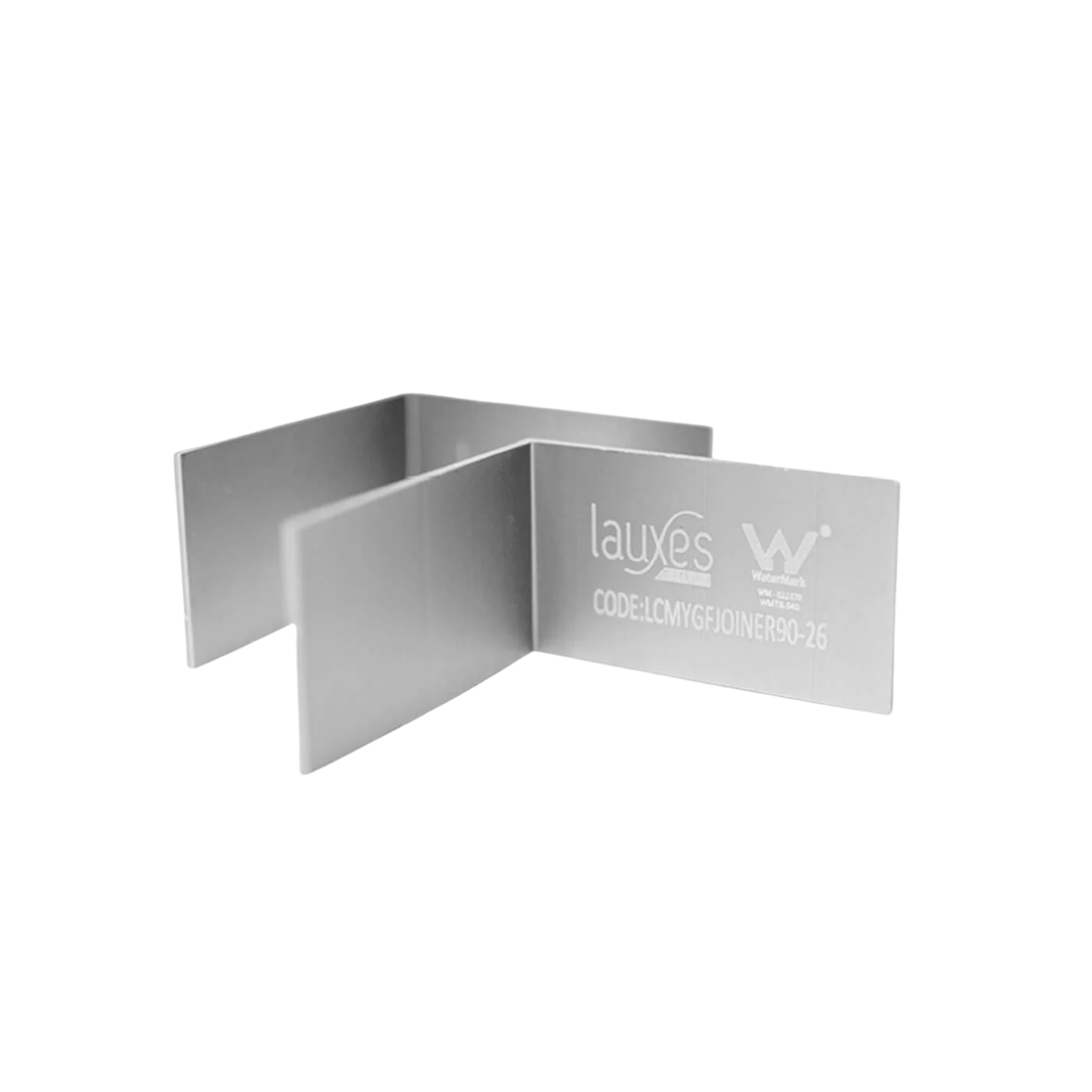 Lauxes Silk Silver Joiner 90 Degree - 26mm
