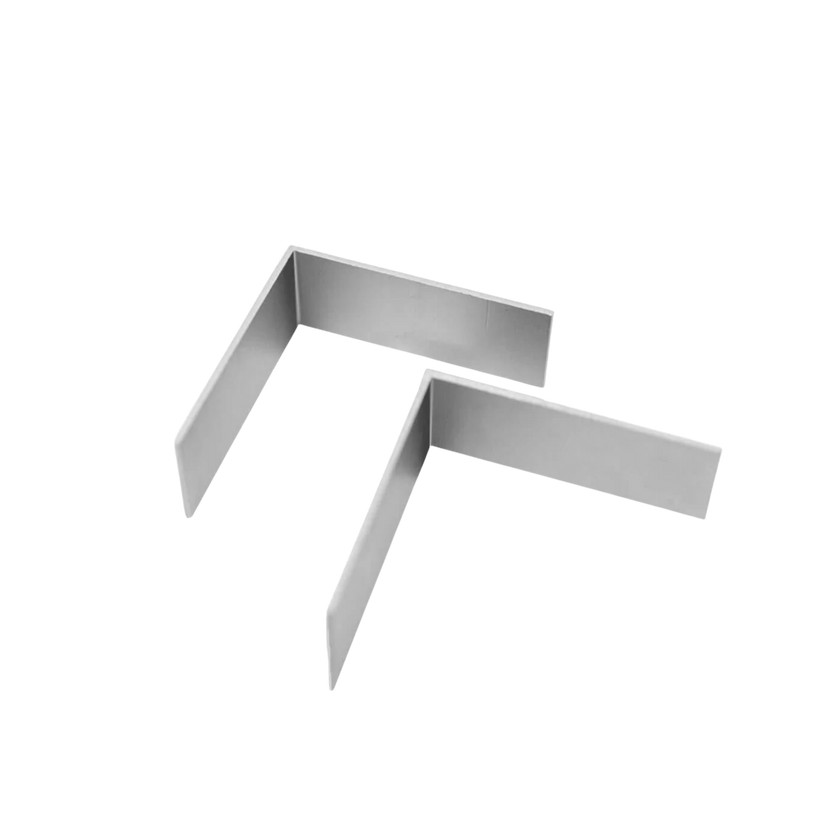 Lauxes Silk Silver Joiner 90 Degree - 26mm