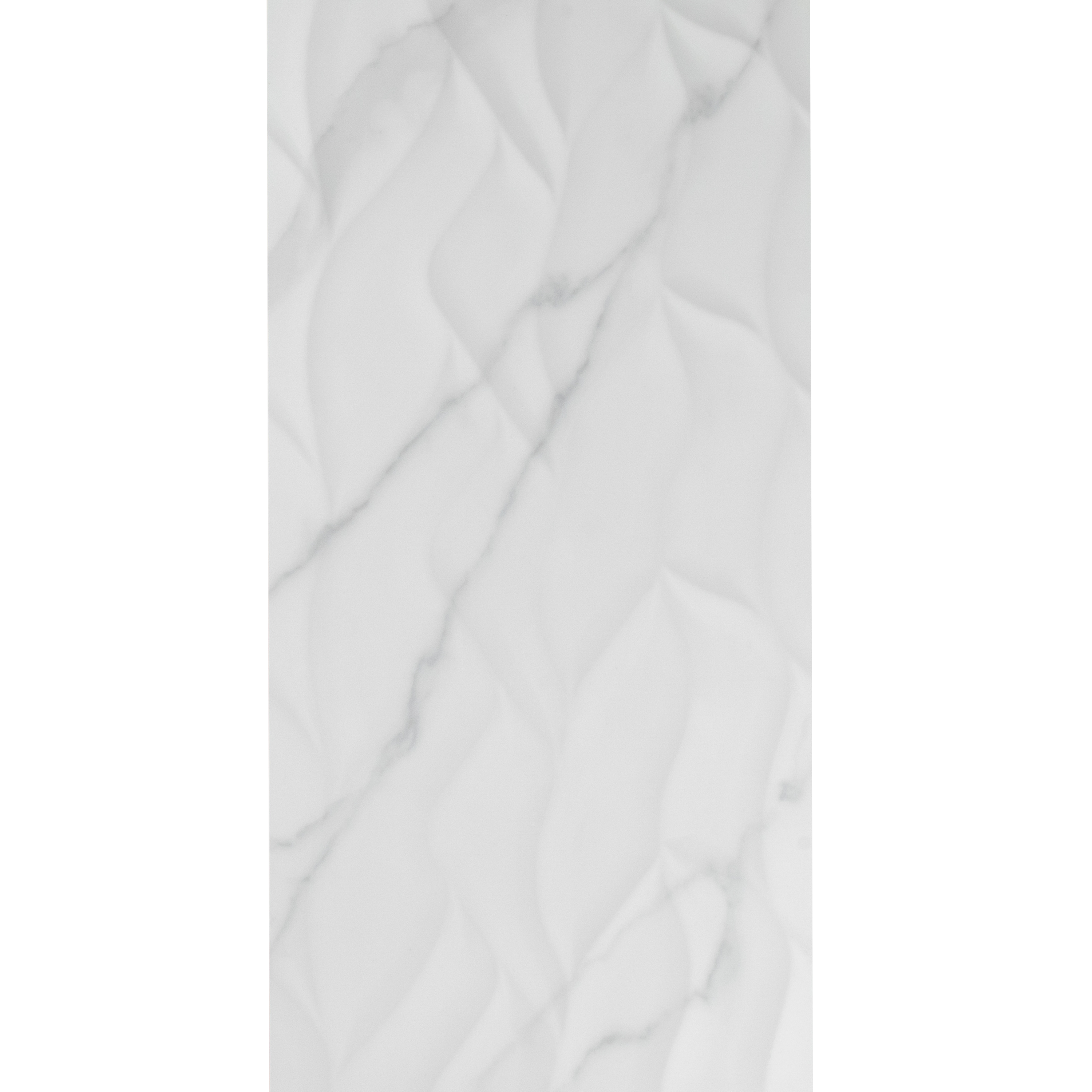 Light Calacatta Gloss Wave Feature