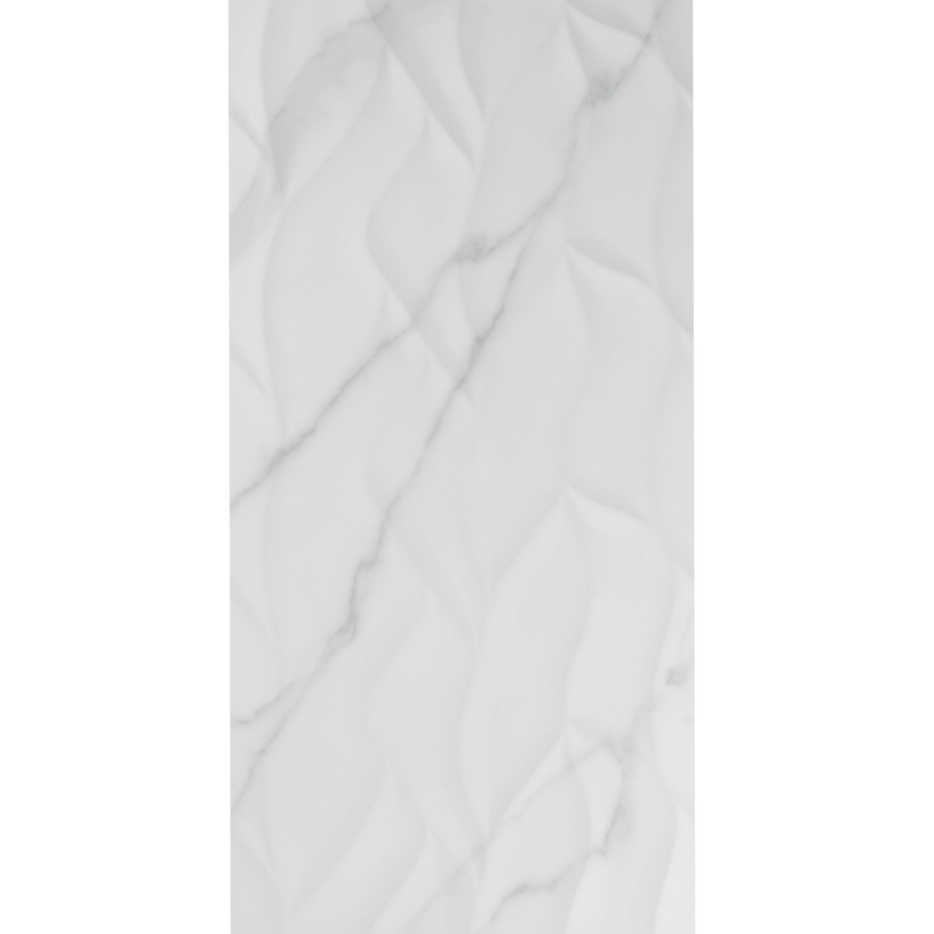 Light Calacatta Gloss Wave Feature