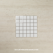 White Matte 48 x 48 Mosaic