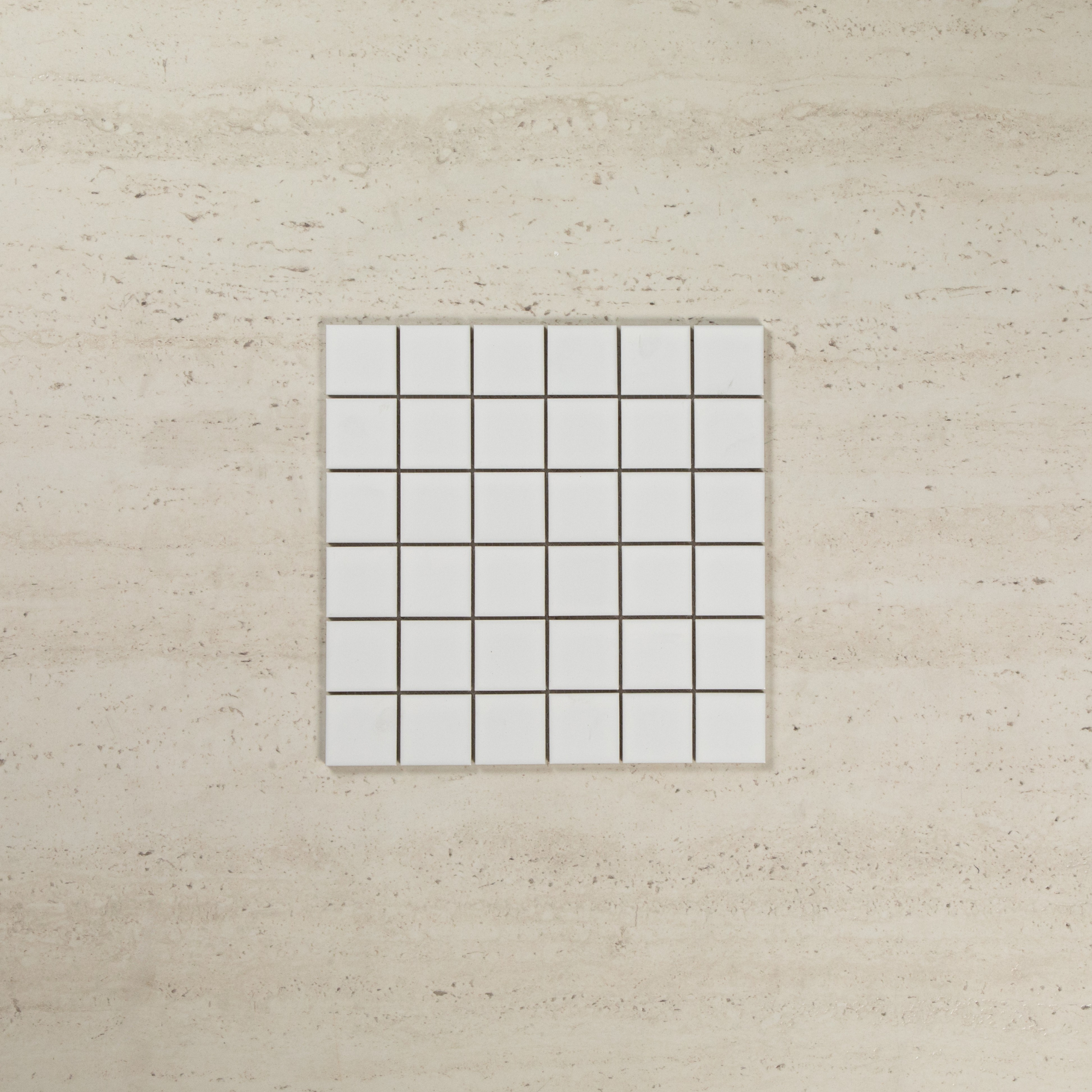 White Matte 48 x 48 Mosaic