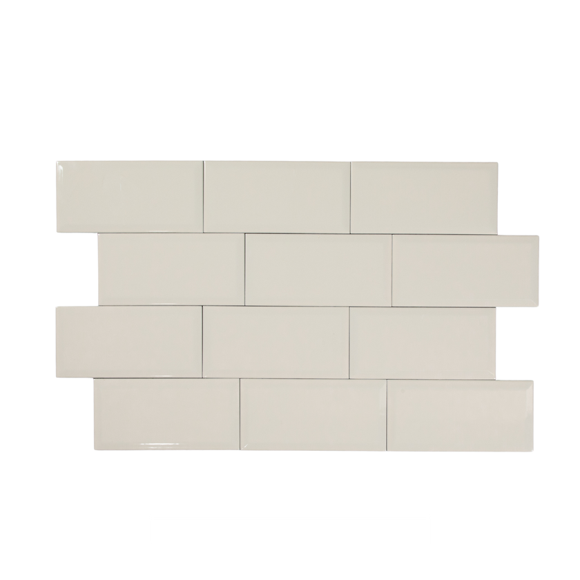Metro Cream Bevelled Gloss