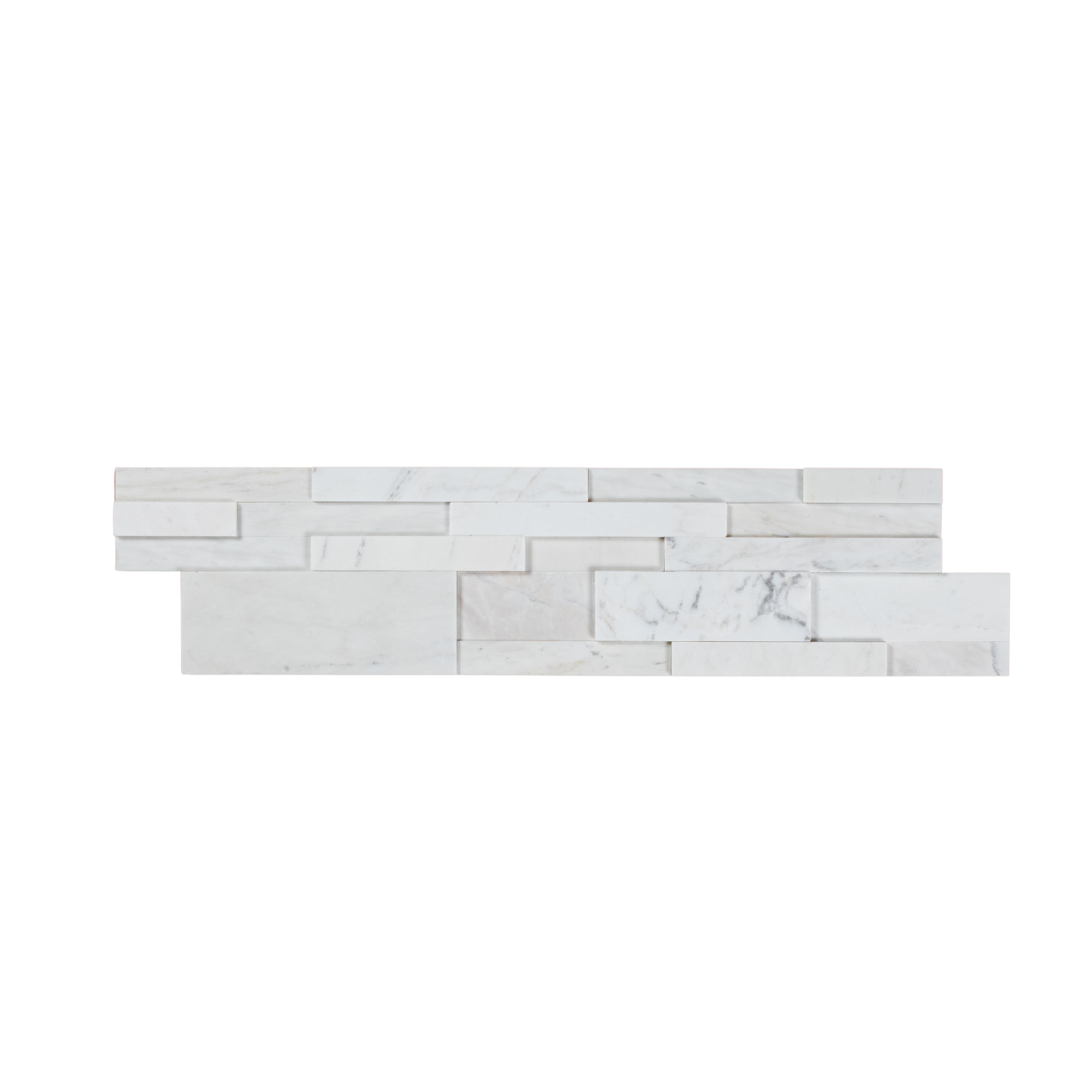 Milky White Honed Ledger Stone