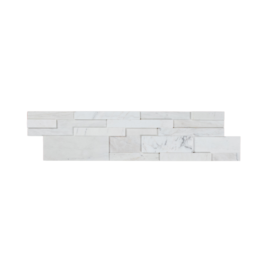 Milky White Honed Ledger Stone