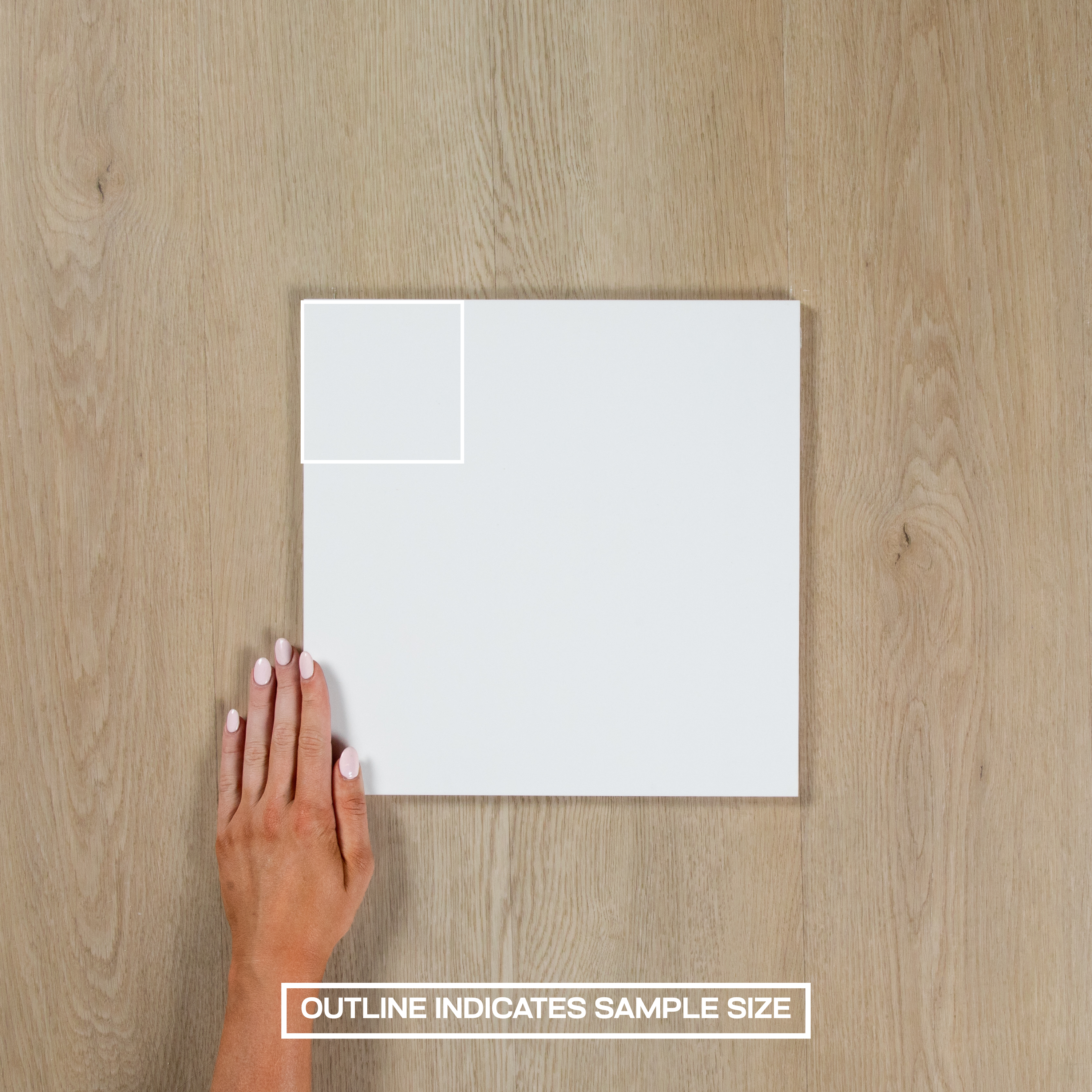 Matte White Rectified 300 x 300