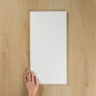 White Matte Pressed Edge