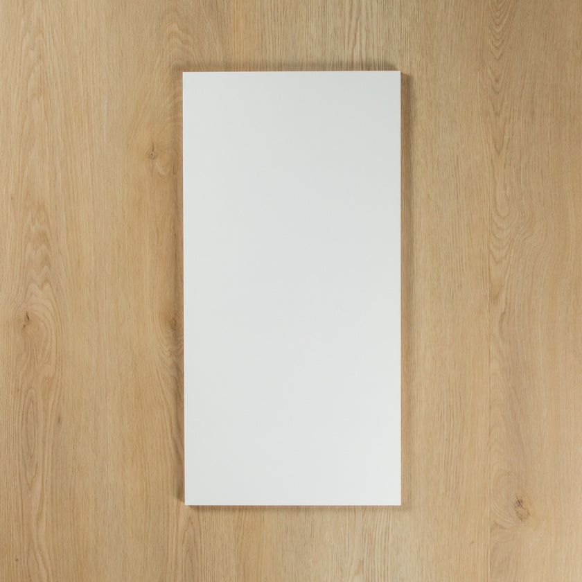 White Matte Pressed Edge
