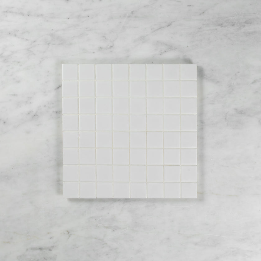 White Matte 48 x 48 Mosaic