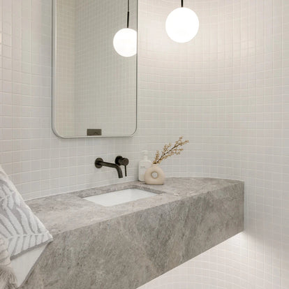 White Matte 48 x 48 Mosaic