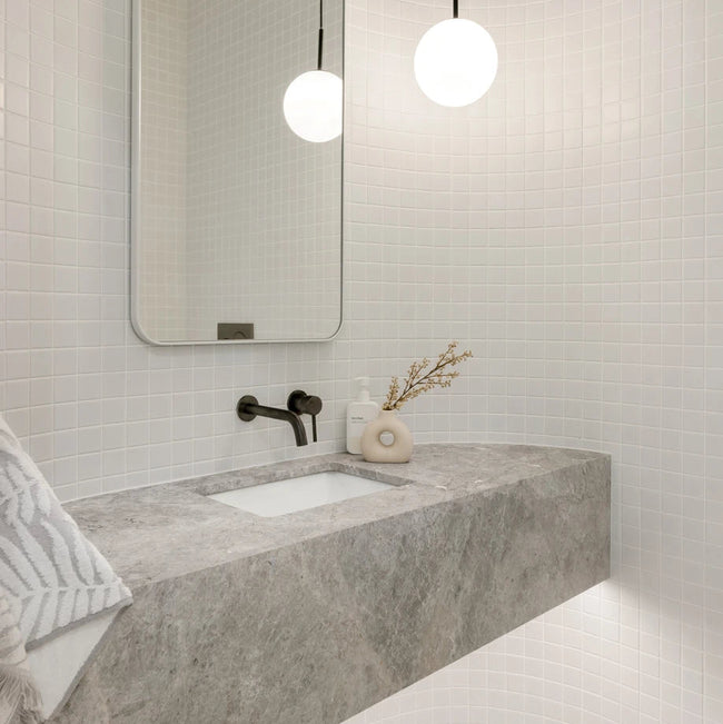 White Matte 48 x 48 Mosaic