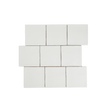 Noosa Handmade White Gloss Wave Square