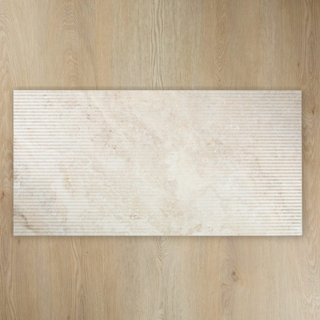 Norcia Travertine Light Bamboo Feature