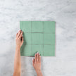 Noosa Eucalyptus Green Gloss Wave