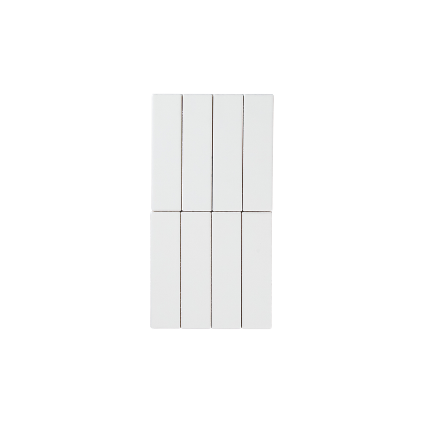 Noosa White Gloss Wave Subway