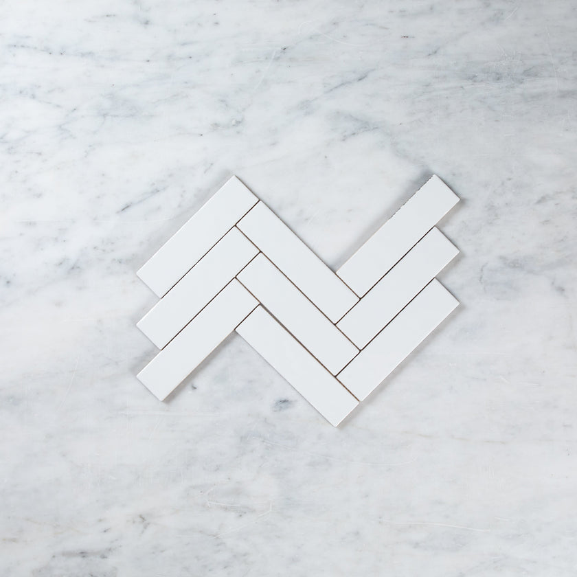 Noosa White Gloss Wave Subway