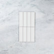 Noosa White Gloss Wave Subway