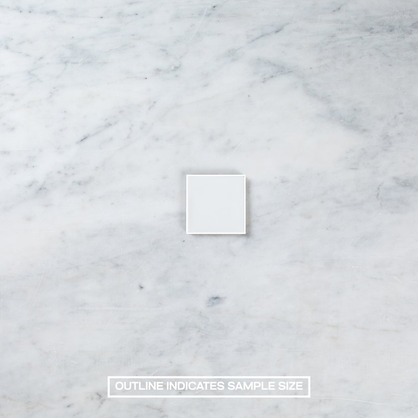 Noosa White Matte Wave 100 x 100