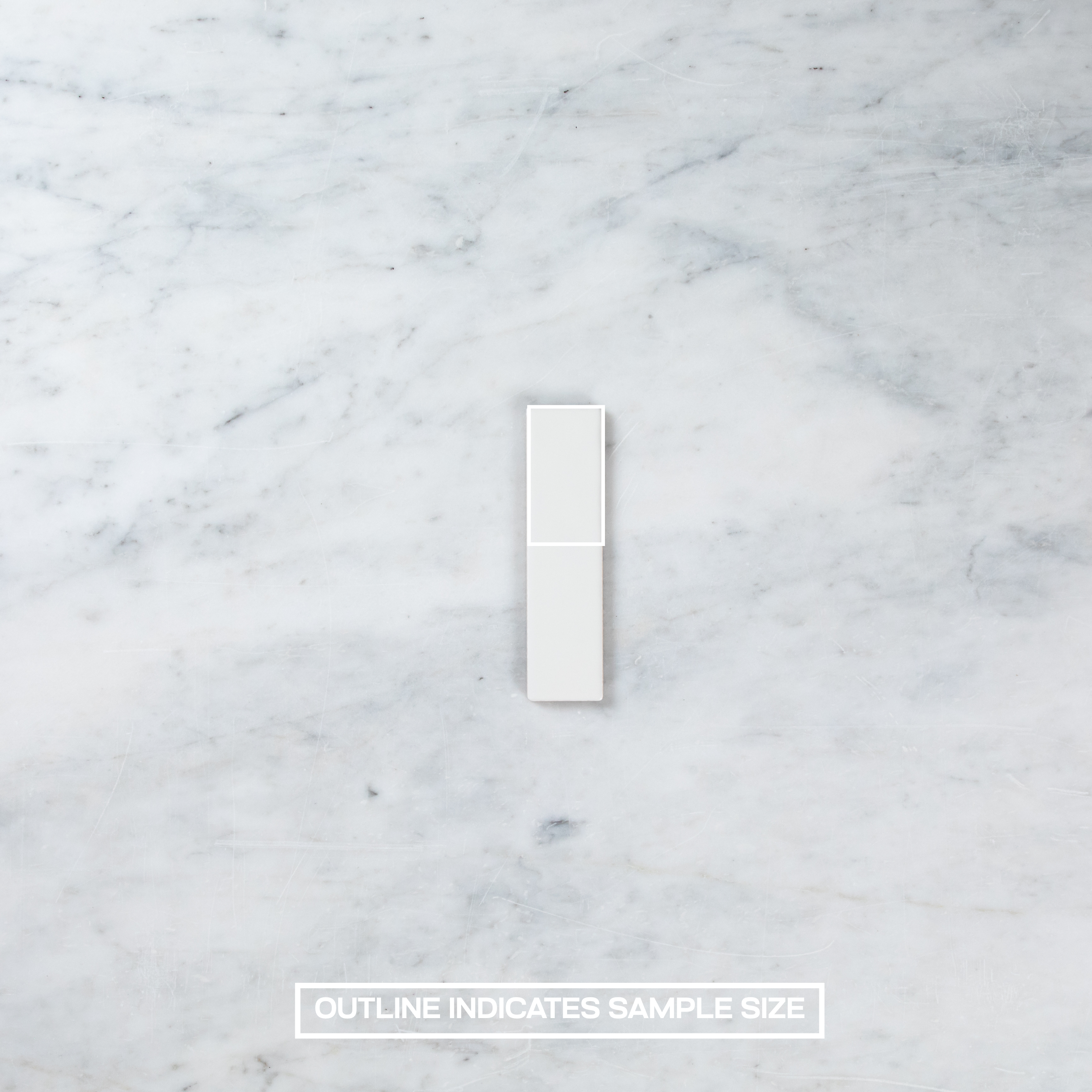 Noosa White Matte Wave Subway