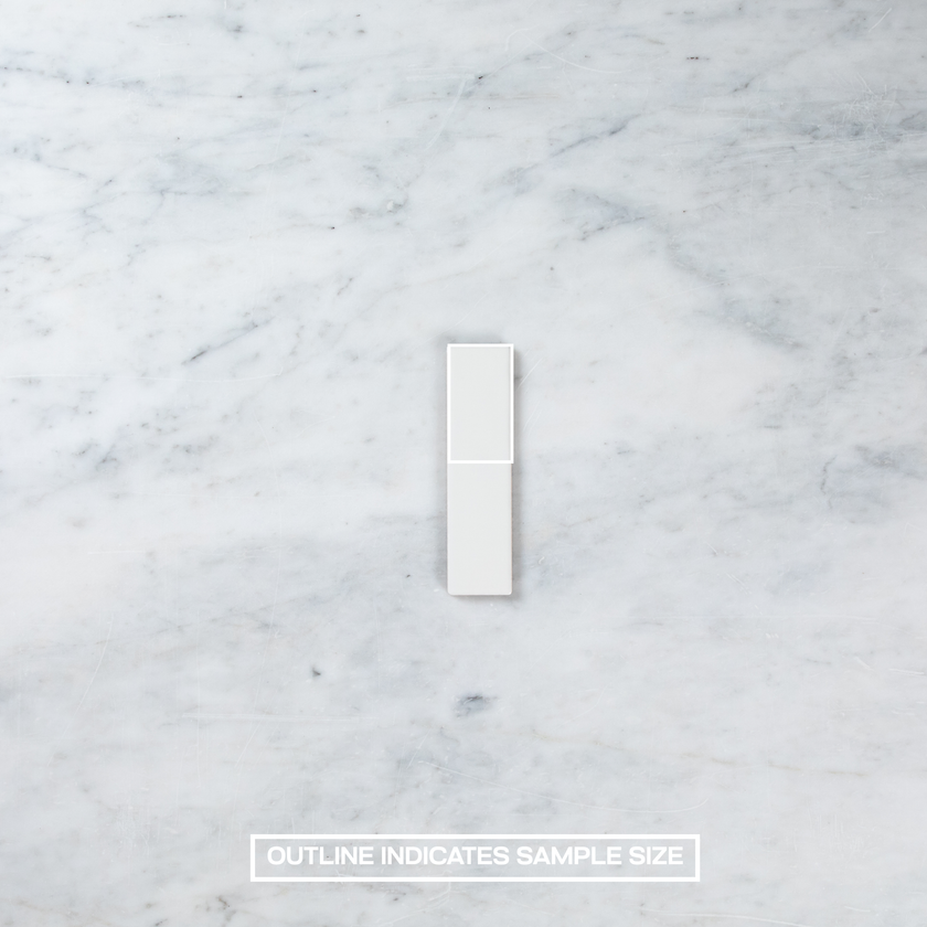 Noosa White Matte Wave Subway