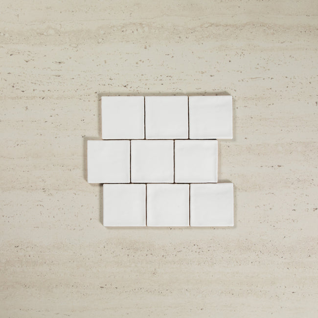 Noosa White Matte Wave