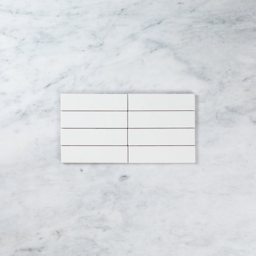 Noosa White Matte Wave Subway