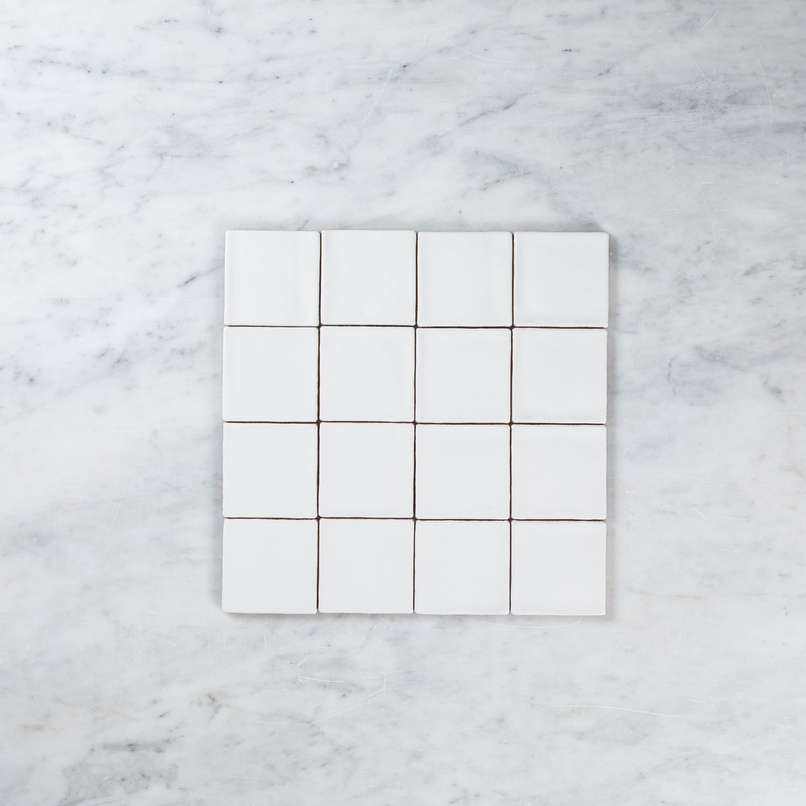 Noosa White Matte Wave 100 x 100