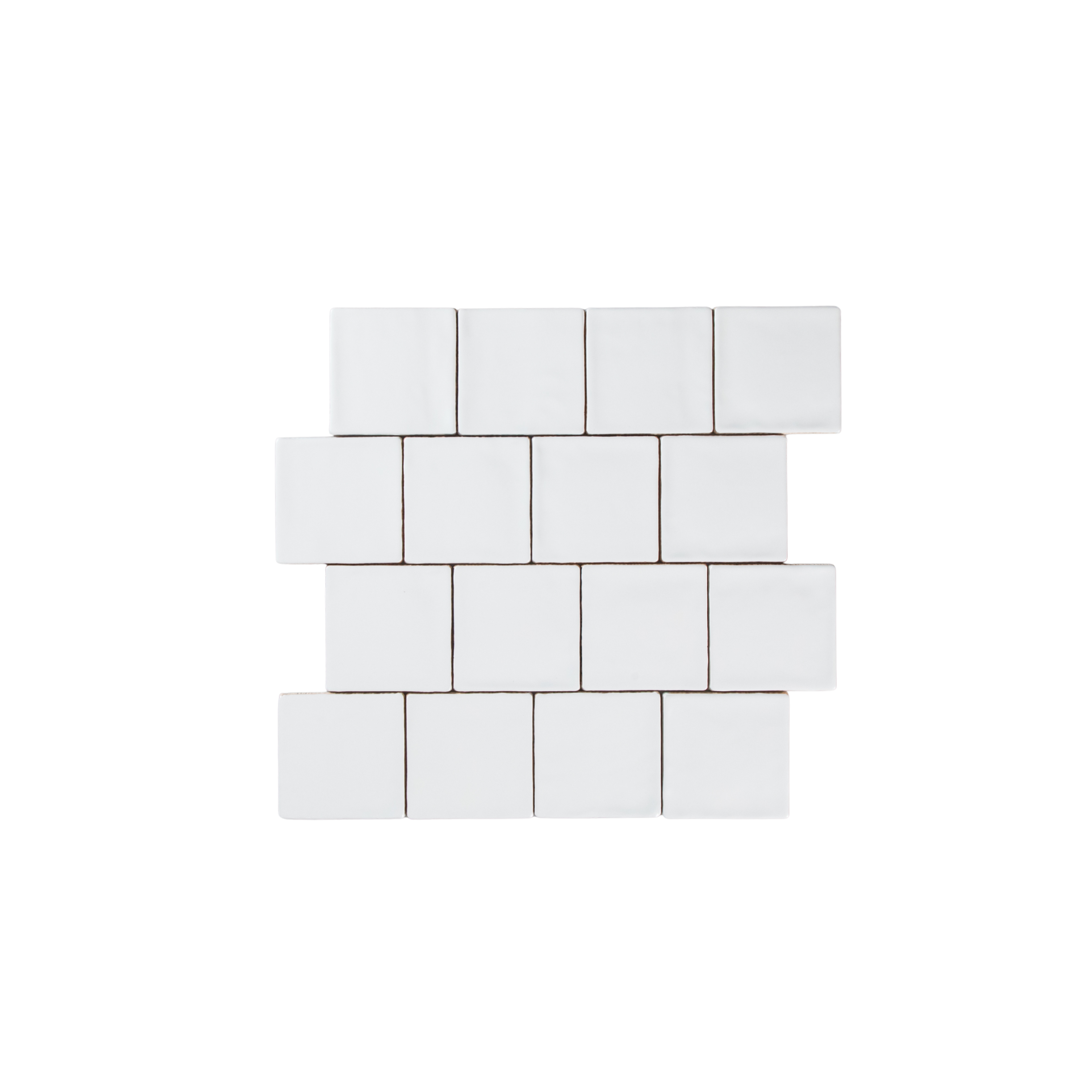 Noosa White Matte Wave 100 x 100